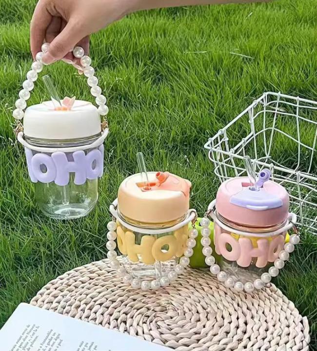 Coffee%20Cup%20Tumbler%20with%20Straw%20&%20Lid%20-%20Glass%20Sipper%20Travel%20Cute%20Cup%20for%20Girls%20-%20Diwali%20Gift%20for%20Daughter%20Sister%20-%20Christmas%20Day%20-%20Image%204