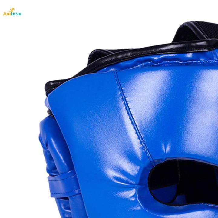 Boxing%20Headgear%20Grappling%20Lightweight%20Mma%20Protector%20Face%20Guard%20Boxing%20Blue%20Color%20M%20-%20Image%202