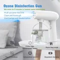 Handheld Blue Light Ozone Disinfection Gun Sprayer Portable Charging XSD031 pro - white. 
