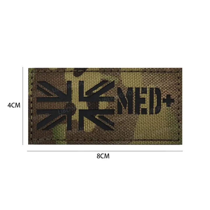 LIBERWOOD%20UK%20British%20Flag%20Army%20Infrared%20Reflective%20IR%20Patch%20Uniform%20Rank%20Arms%20Shoulder%20Armband%20MP%20MED%20CP%20Hook%20Tab%20Badge%20Emblem%20-%20Image%203