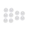 Headphones 10 Pairs Medium Size Clear Silicone Replacement Ear Buds Tips For Sony Phillips. 