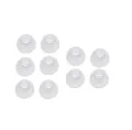 Headphones 10 Pairs Medium Size Clear Silicone Replacement Ear Buds Tips For Sony Phillips. 