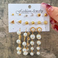 Circle Piercings Earrings Jewelry for Women Imitation Hoop Cute Ear Buckle 3 Pairs Heart Butterfly Drop Earrings Set Earings for Girls. 