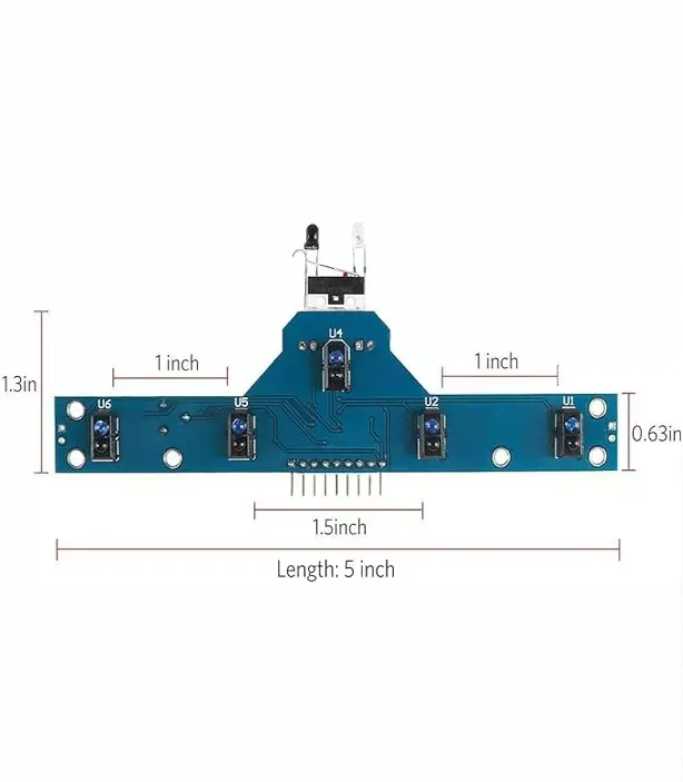 TCRT5000%205%20Channel%205%20Way%20Infrared%20IR%20Obstacles%20Reflective%20Tracing%20Line%20Tracking%20Bump%20Sensor%20Module%20for%20Smart%20Robotic%20Car%20-%20Image%207