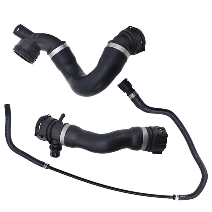 3Pcs Car Upper Lower Coolant Radiator Hose for E90 E91 E92 325I 330I 330Xi 2006 328I 328Xi 17127618510 17127531581