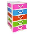 Mini Small Drawer 5 Layers In 1 Set (Large) Plastic Storage Boxes for Medicine, Stationery Items, Cosmetics, Money, Jewelry & Other Small Items for Storing Purpose.. 