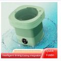 6.5L Foldable Washing Machine Portable Washing Machine for EU Plug. 