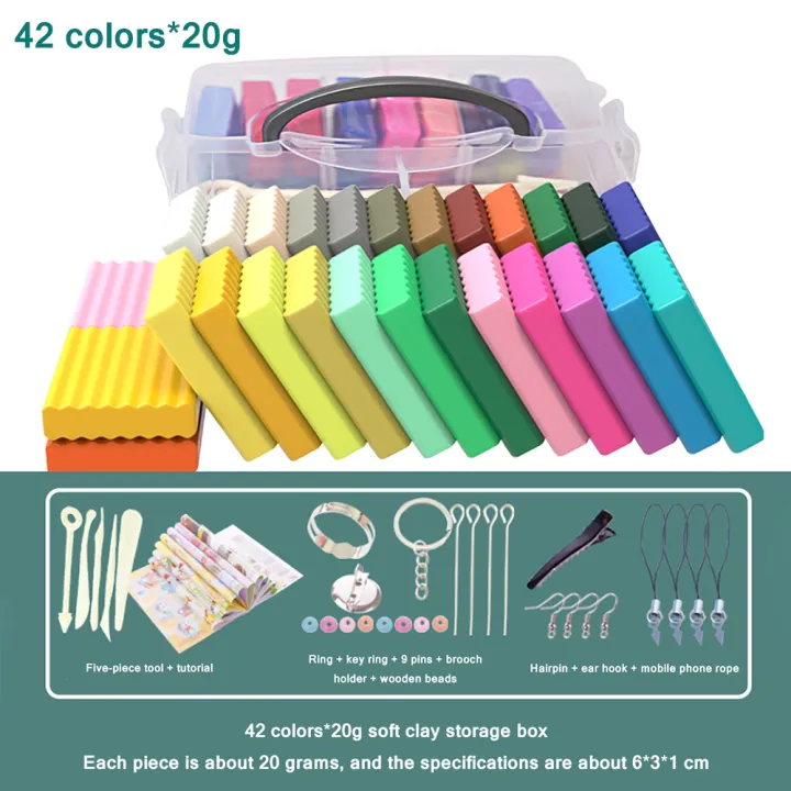 %E3%80%90GlobalTrendz%E3%80%9112/42%20Colors%20Polymer%20Clay%20Starter%20Kit%20DIY%20Oven%20Bake%20Clay%20Baking%20Modeling%20Clays%20Accessories%20And%20Storage%20Box%20Kid%20Gift%20-%20Image%204
