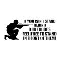 Soldier English Sentence Funny Car Vehicle Body Window Decor Decals Sticker. 