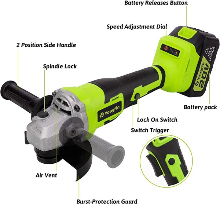 Cordless%20Angle%20Grinder%20with%20Brushless%20Motor,%2021V%20Power%20Grinders%20Tools%20with%204Inch%20Cutting%20Wheels%20and%20Adjustable%20Auxiliary%20Handle%20-%20Image%204