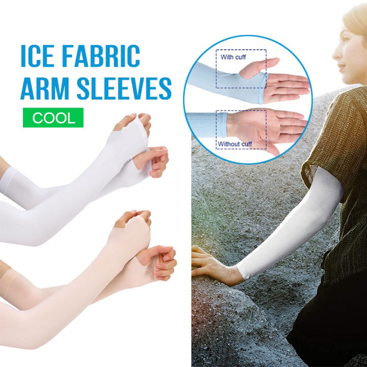 Summer%20Ice%20Silk%20Long%20Sleeves%20Anti-Sunburn%20Arm%20Cover%20Men%20Women%20Cuff%20New%20Cool%20Hand%20Sleeves%20Anti-UV%20Cycling%20Arm%20Sleeve%20Fingerless%20Fengshi%20-%20Image%203