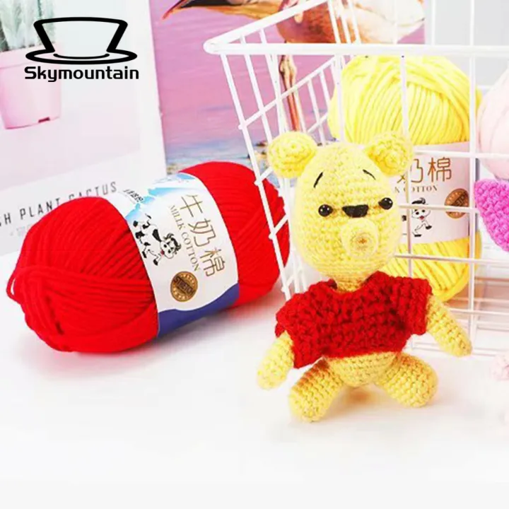 Skymountain%20Wool%20Yarn%20Soft%20Milk%20Cotton%20Crochet%20Clothes%20Bag%20Weaving%20Yarn%20Balls%20-%20Image%205