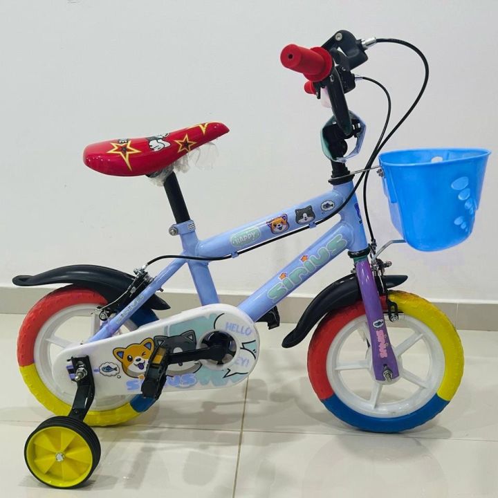 SIRIUS%20BMX%20Kids%20Bicycle%2012%20Inch%20Model%20EVA,%20Foam%20Tyres,%20Plastic%20Wheel.%20Available%20Colors%20:%20Pink,%20Blue,%20Yellow%20Bicycle%20Accessories%20-%20Image%204