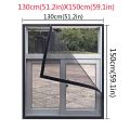 Indoor Inset Screen Window Mesh Anti Mosquito Net Window Screen Mesh self-adhesive invisible screen window. 