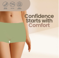 AALYA BUNDLE OFFER - PACK OF 4 Fashionable Ladies Boxer Panties / Seamless look / Brief underwear / Girls Panty / Cotton Panty / Girls underwear / ladies Underwear / Ladies Boxer Briefs / Intimate Underpant for Women. 