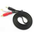 3.5 Jack Male To Two RCA Audio Cable 5 M. 