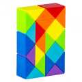 Magic Snake Cube - 24 Sections Pattern Cube FanXin Toy Cubes. 