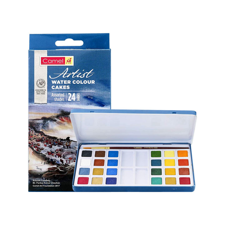 Camel Artist water colour cakes  24 Shades
