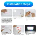 Dimmable Led Ceiling Lamps with RGB Backlight Remote Control Ceiling Light 110-265V Smart Light Fixture for Living Room ​Bedroom. 