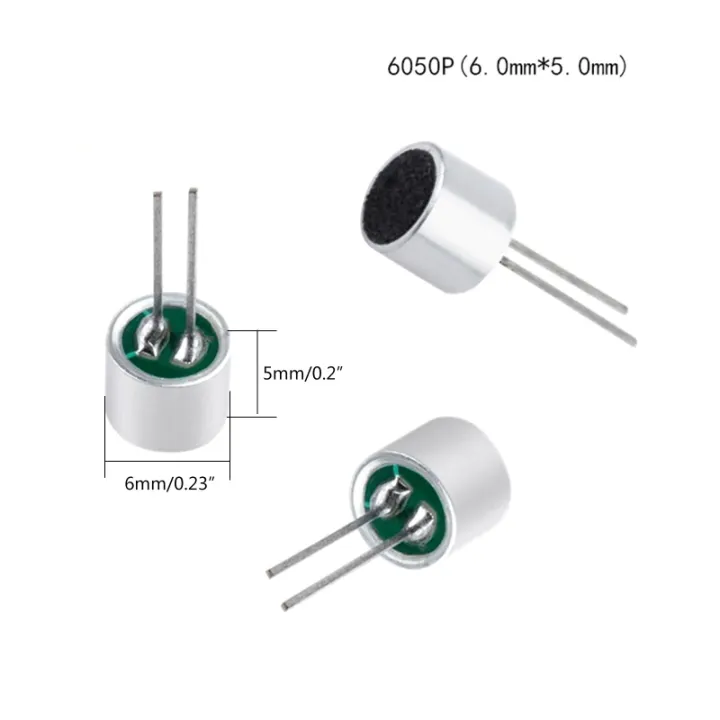 10pcs%20Microphone%20Electret%20Microphone%20With%202%20Pin%20Pick-Up%20Sensitivity%2052db%206050%20Mini%20Mic%20Capsule%20Electret%20Condenser%20Microphone%20-%20Image%206