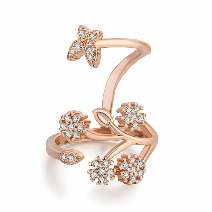 %E3%80%90IKE%E3%80%91Korean%20Butterfly%20Opening%20Ring%20for%20Ladies%20%20Flower%20Finger%20Ring%203%20Colors%20AAA%20Austria%20Wedding%20Jewelry%20-%20Image%203