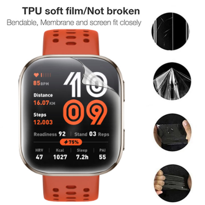 Custodia Rigida In PC + Vetro Temperato Per Amazfit Bip U / U Pro / Pop / Pop Pro - Cover Trasparente Ultrasottile Con Protezione Schermo 9H, Antigraffio, Kit Completo