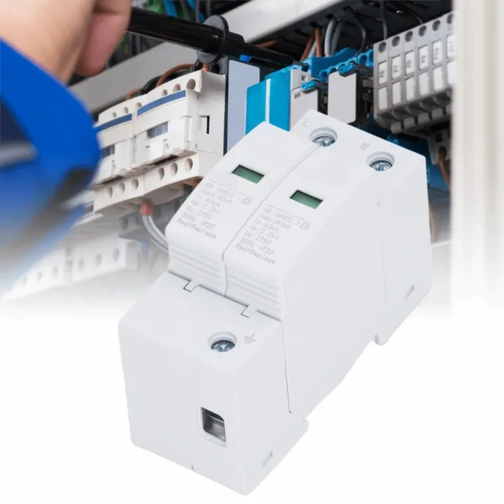 Overvoltage%20Protection%2080KA%20House%20Voltage%20Protector%202P%20275V%20Protective%20Device%20Quick%20Response%20Lightning%20Arrester%20Low%20Voltage%20Monitoring%20-%20Image%204