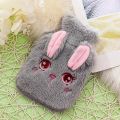 New Plush Rabbit Hand Po Warm Water Bottle Mini Hot Water Bottles Portable Hand Warmer Girls Pocket Hand Feet Hot Water Bags. 