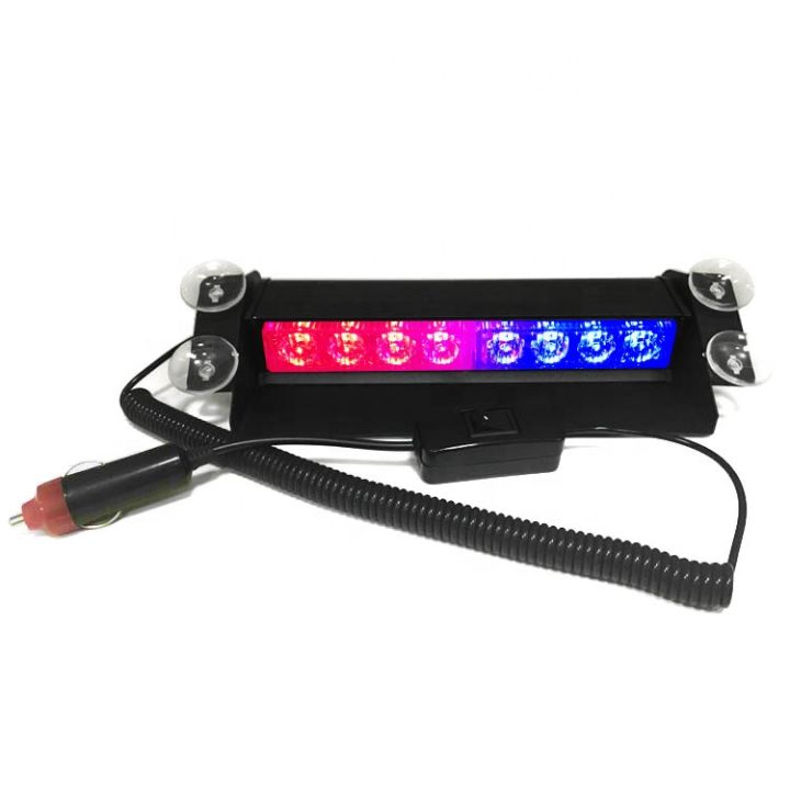 VIP 12V red blue amber color dash deck strobe light vehicle warning ...