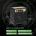 SRIWEN Mini Guitar Amplifier Amp Speaker 5W with 6.35mm Input 1/4 Inch Headphone Output Supports Volume Tone Adjustment. 