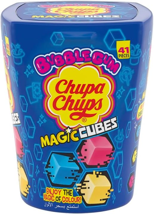Chupa Chups Magic Cubes Bubble Gum - 41 pieces - 86g (FROM DUBAI ...