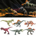 SF 2/4pcs Solid Dinosaur Model Set Kids Tyrannosaurus Triceratops Dino Toys Jurassic World Dinosaur Collection Gifts Children Dinosaur Cognition Models. 
