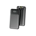Aspor 10000mAh Power bank 22.5w Output - A315 22.5w fast charge, 3 inputs, 4 outputs, high quality display, 10000mah power bank, 4 in-built cables. 