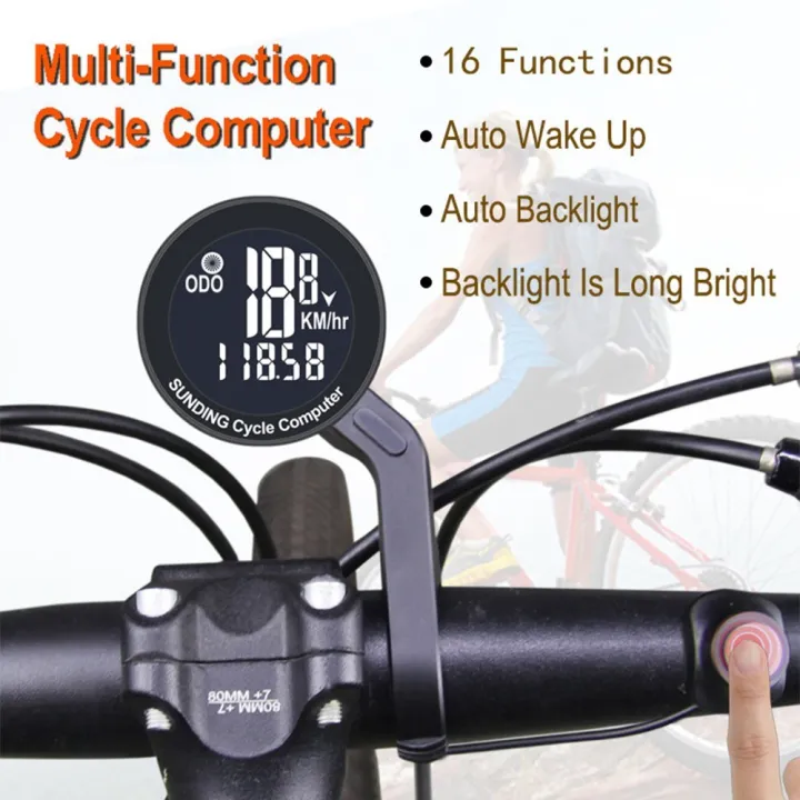 Sunding%20589%201.8-inch%20Wireless%20Bicycle%20Computer%20Waterproof%20Bike%20Speedometer%20Multi-functional%20Bicycle%20Odometer%20-%20Image%204