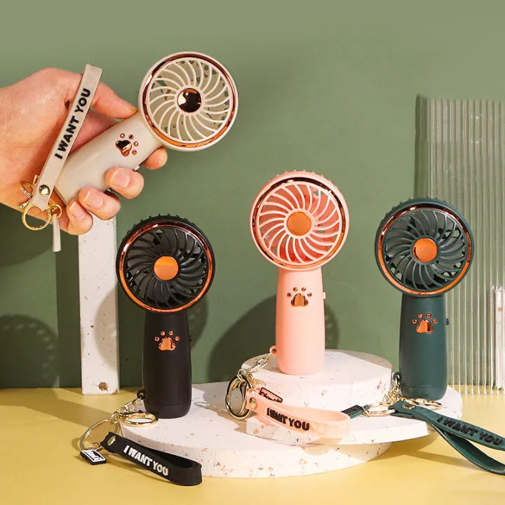 Portable%20Rechargeable%20Mini%20Fan%20with%20LED%20Light%20USB%20Charging%20Mini%20Fan%20Fashionable%20Handy%20Fan%20Trendy%20mall%20-%20Image%204