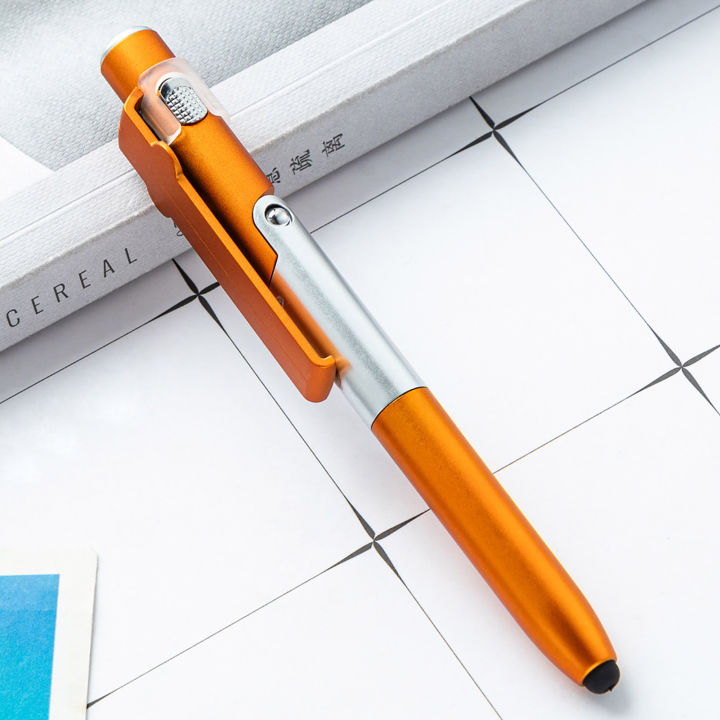 Certiou%20Retractable%20Ballpoint%20Pen%204-in-1%20Multifunctional%20Ballpoint%20Pen%20with%20Stylus%20Led%20Light%20Phone%20Stand%20Smooth%20Writing%20Ergonomic%20Design%20Ideal%20for%20Metal%20Body%20Ballpoint%20Pen%20-%20Image%203