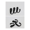 20PCS Wall Mounted Hooks, Metal Coat Hanger Hooks for Wall Hooks for Hanging Coats, Robe, Key, Towel, Cap, Coffee Cup. 
