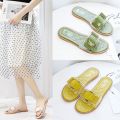 【WEJA】 Cln Sandals Hiking Gimi Flat Formal Korean Sandals Shoes For Womens Woman Flat All-match Casual Open-toed Roman Style Women's Sandals. 