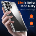 NEW Original Phone Case For Samsung S24 Ultra Transparent Back Protective Cover For Samsung Galaxy S 24 Ultra Soft TPU Cases. 