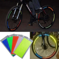 Bicycle Sticker MTB Bicycle Wheel Spokes Reflective Fluorescent Sticker Safe Warning Bicycle Reflector Bicycle Moto Scooter Reflective Tapes Bicycle Accessories. 