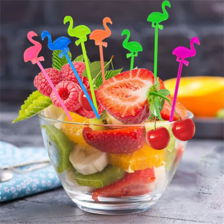 50Pcs%20Party%20Supplies%20Flamingo%20Fruit%20Fork%20Mini%20Pick%20Buffet%20Cupcake%20Fruit%20Fork%20Cake%20Dessert%20Salad%20Sticks%20Cocktail%20Toothpick%20-%20Image%205