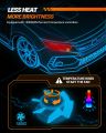 SEALIGHT S6 Pair 36000 Lumens LED Car Headlight Bulbs Front Fog Lamp 6500K Cool White Hi Low Beamwith Cooling Fan-9006. 