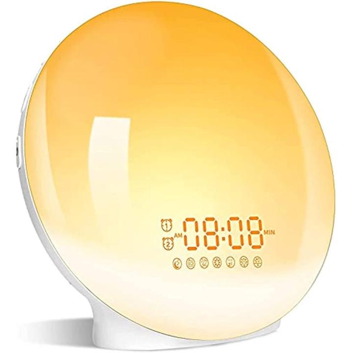 Daylight Alarm Clock Light Wake Up Light Sunrise Sunset Simulation ...