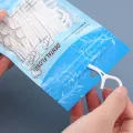 【WEJA】100Pcs Dental Floss Flosser Picks Toothpicks Teeth Stick Tooth Cleaning Interdental Brush Dental Floss Pick Oral Hygiene Care. 