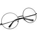 Clear Round Unisex Glasses. 