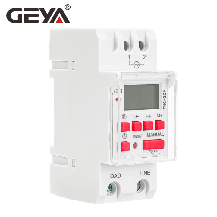 Timer%20V%20110V12V%2024%2030A%20Weekly%20Timer%20Switch%201in%20Rail%20DC%20GEYA%20D6A%2020A%20Programmable%20LCD%20Digital%20Timer%20Switch%20220V%20Fixed%20-%20Image%204
