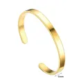 Women Bangle Jewelry C Shape Men Bracelet. 