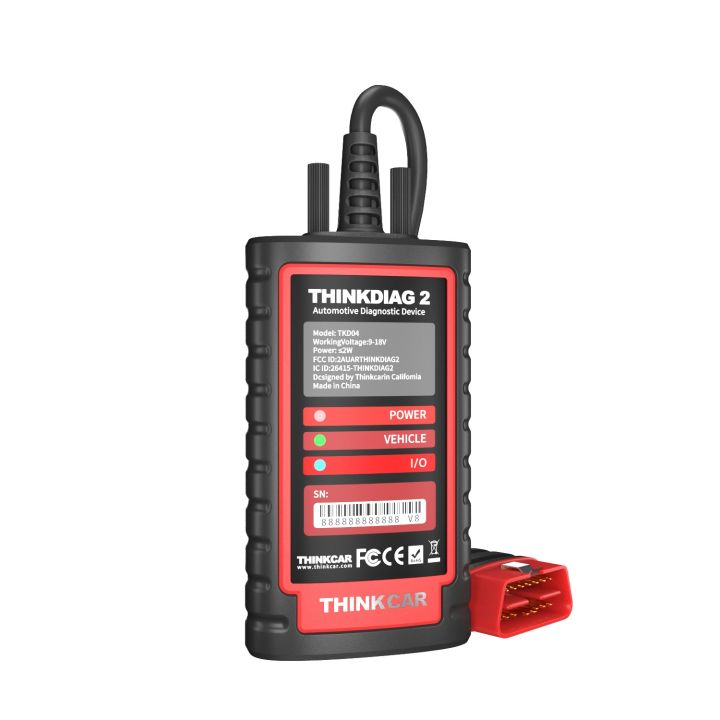 (New) THINKCAR ThinkDiag 2 SP164-V Car Full System Diagnosis OBD2 Scanner