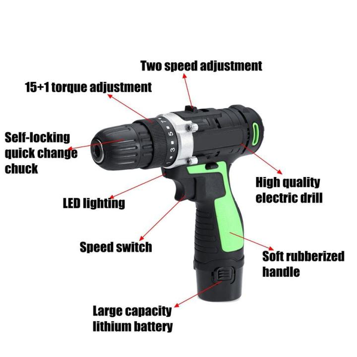 Multifunctional%20Electric%20Hand%20Drill%20Household%20Cordless%20Screwdriver%20Drill%20Rechargeable%20Power%20Tools%20Screwdriver%20-%20Image%208