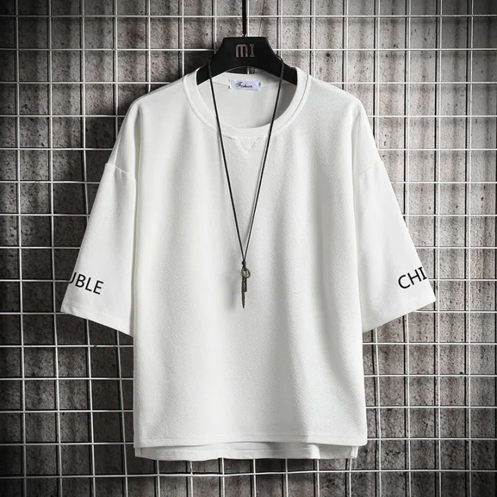 Spring%20Summer%20Simplicity%20Three-Quarter%20Sleeve%20Men%20T%20T-shirt%20Loose%20Half%20Sleeve%20ins%20Fashion%20Brand%20plus-Sized%20plus%20Size%20Short%20Sleeve%20T-shirt%20Top%20-%20Image%204